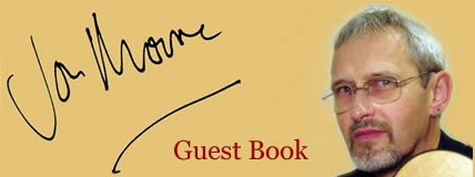 Jon Moore Guest Book logo